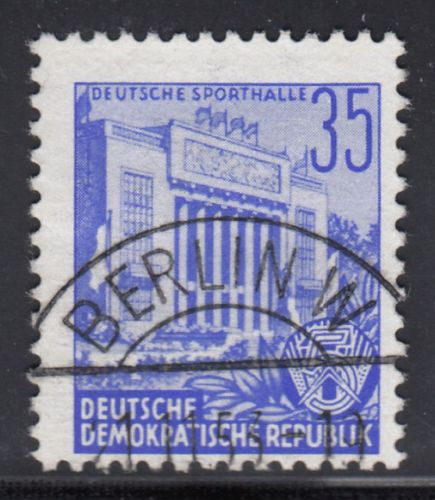 DDR 1953, Mich.-Nr.: 374 LUXUS Voll-Stempel   Berlin  W8