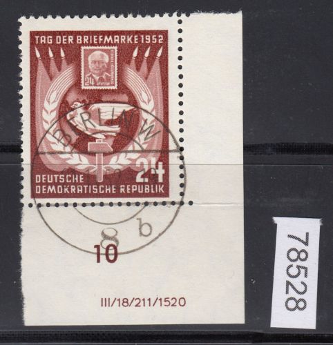 DDR 1952, Mich.-Nr.: 319 LUXUS Stempel + gummi