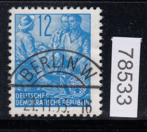 DDR 1953, Mich.-Nr.: 367 LUXUS Voll-Stempel   Berlin  W8