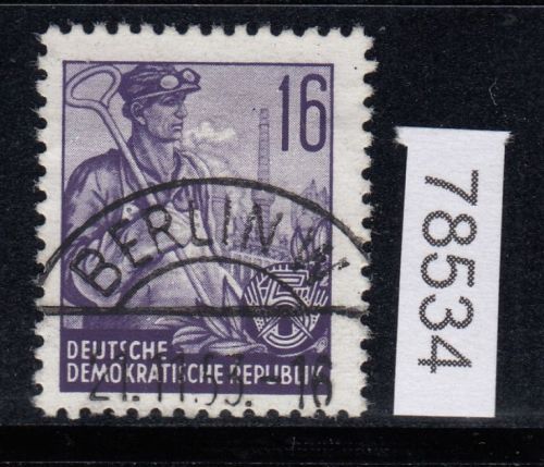 DDR 1953, Mich.-Nr.: 369 LUXUS Voll-Stempel   Berlin  W8