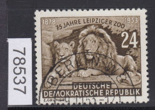 DDR 1953, Mich.-Nr.: 397 LUXUS Voll-Stempel      Berlin  W8