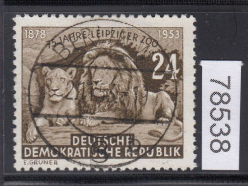 DDR 1953, Mich.-Nr.: 397 LUXUS Voll-Stempel  ERSTTAG    Berlin  W8