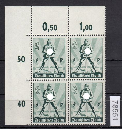 DR 1940, Mich.-Nr.: 745 **  ECKRAND    lesen