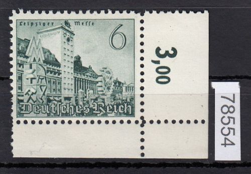 DR 1940, Mich.-Nr.: 739 **  ECKRAND