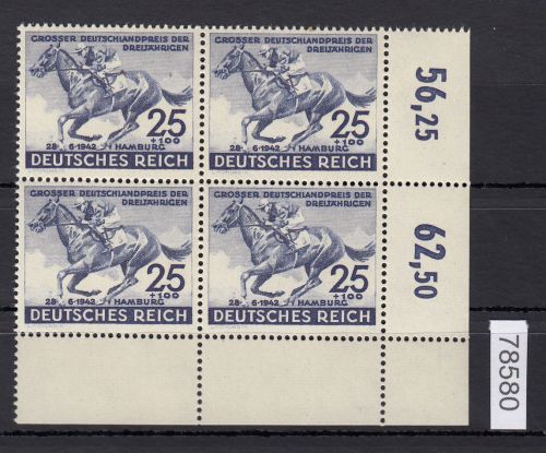 DR 1942, Mich.-Nr.: 814 **  ECKRAND