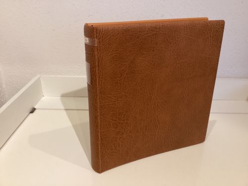 Lindner Ringbinder (18 Ringe) 1 mal gebraucht leer braun