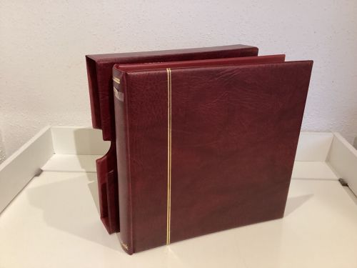 Schaubeck Ringbinder+Kassette 6 Ringe  gebraucht  rot