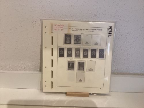 Schaubeck Vatikan 1959 - 79 Vordrucke  gebraucht