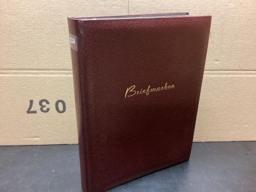 Briefmarkenalbum Einsteckalben DIN A 44 40 Seiten schwarz gebraucht