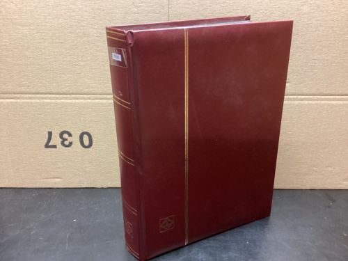 Briefmarkenalbum Einsteckalben DIN A4 60 Seiten schwarz   gebraucht