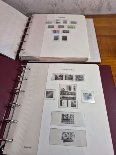 Borek Niederlande Vorsrucke 1984-2002 in 2 Alben  Falzlos  mit Taschen Komplett