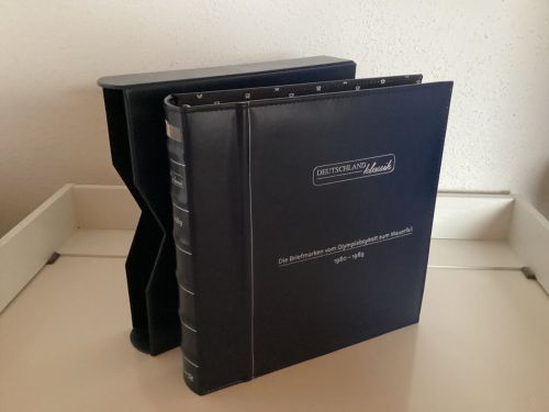 DEUTSCHLAND-Klassik-ALBUM 1980-89 + VORDRUCKE + Schuber (mit Beschreibungen)