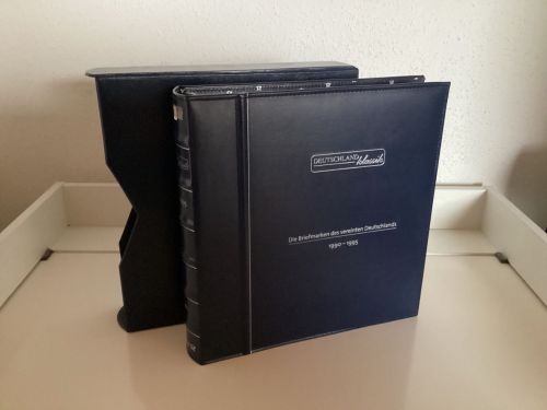 DEUTSCHLAND-Klassik-ALBUM 1990-95 VORDRUCKE + Schuber (mit Beschreibungen)