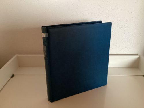 Lindner Ringbinder (18 Ringe) 1 mal gebraucht leer blau