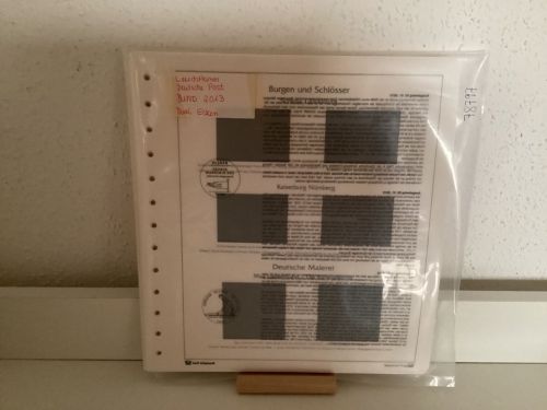 Deutsche Post Vordruckblätter Leuchtturm Bund 2013  Ecken gebraucht