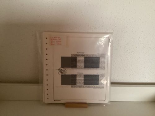 Deutsche Post Vordruckblätter Leuchtturm Bund 2015 Ecken gebraucht