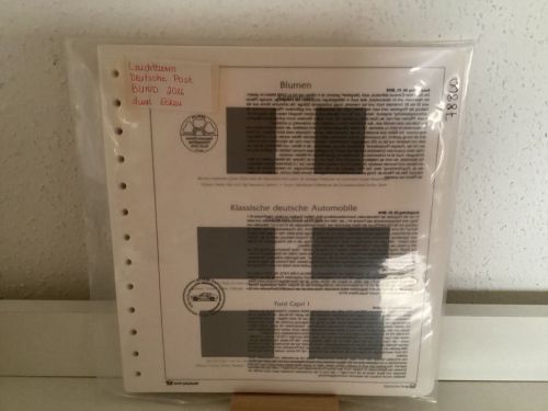 Deutsche Post Vordruckblätter Leuchtturm Bund 2016 Ecken gebraucht