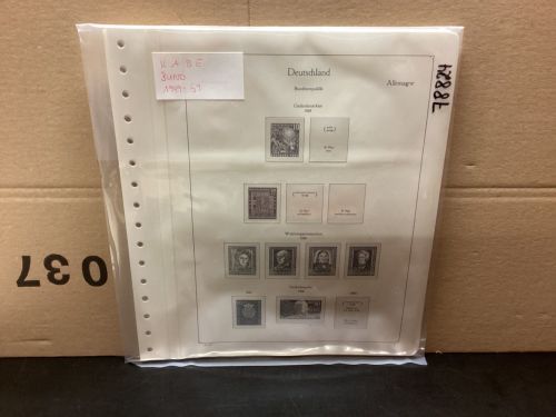 KABE  Bund 1949-59 Vordrucke  gebraucht