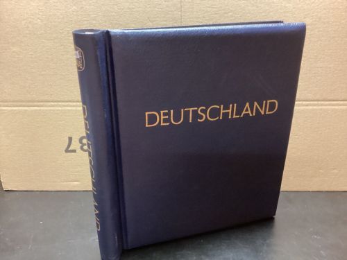 KABE Klemmbinder  gebraucht Leer blau  Aufschrift DEUTSCHLAND