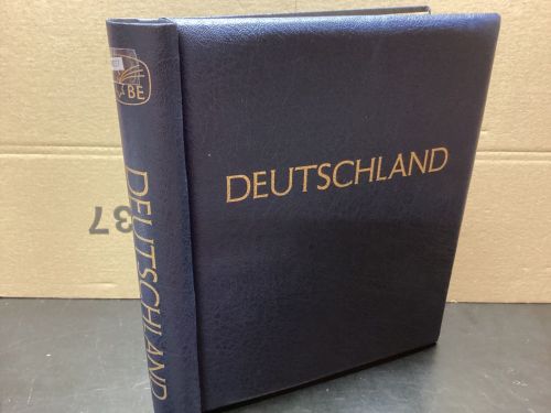 KABE Klemmbinder  gebraucht Leer blau  Aufschrift DEUTSCHLAND
