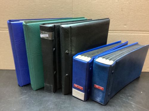 Alben 6 Stück für Briefe, Postk., ETB FDC leer gebraucht