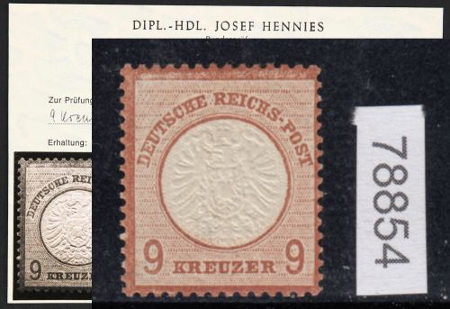 DR 1872, Mich.-Nr.: 27 a * geprüft  Befund