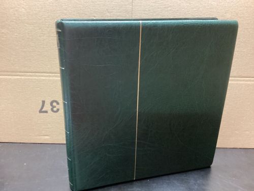 Leuchtturm Ringbinder ( 13 Ringe ) grün   wattiert gebraucht