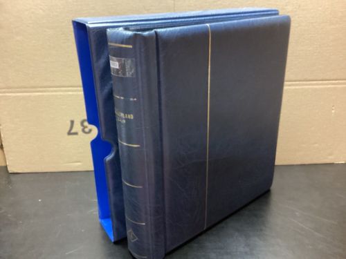 Leuchtturm Drehstabbinder+Kassette  gebraucht Leer blau