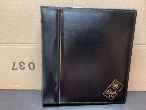 Deutsche Post  Zehnerbogenalbum  Ringbinder ( 4 Ringe )  + 40 Hüllen  gebraucht