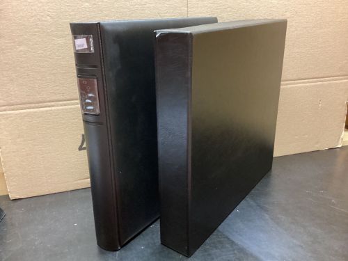 Lindner Ringbinder + Kassette  gebraucht  leer schwarz