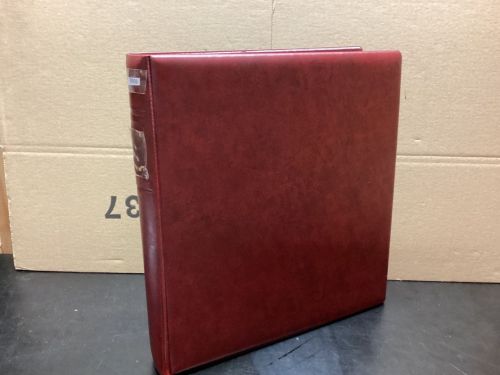 Lindner Ringbinder (18 Ringe) 1 mal gebraucht leer rot