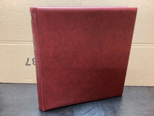 Lindner Ringbinder (18 Ringe) 1 mal gebraucht leer rot