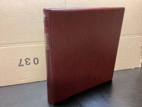 Lindner Ringbinder (18 Ringe) 1 mal gebraucht leer rot