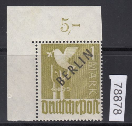 Berlin 1948, Mich.-Nr.: 17 ** Eckrand