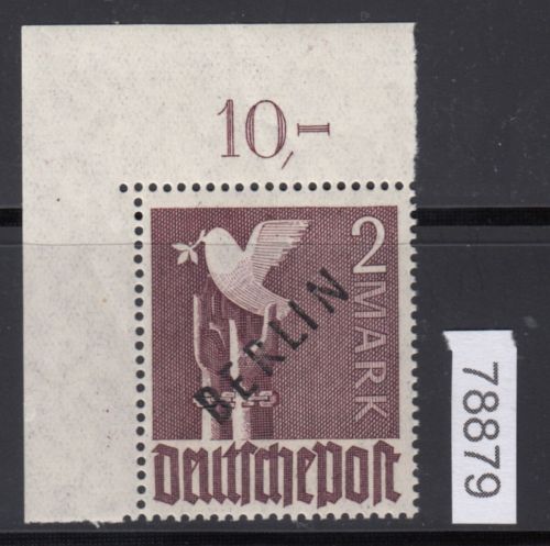 Berlin 1948, Mich.-Nr.: 18 ** Eckrand