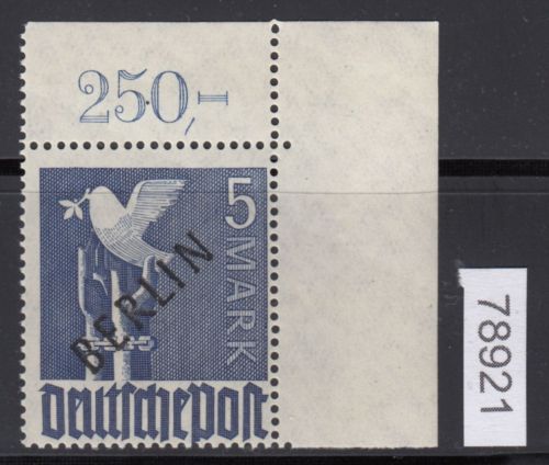 Berlin 1948, Mich.-Nr.: 20 ** Eckrand  geprüft