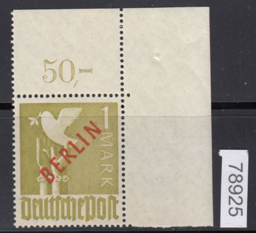 Berlin 1949, Mich.-Nr.: 33 ** Eckrand