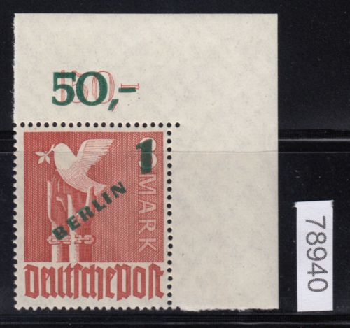 Berlin 1949, Mich.-Nr.: 67 **  Eckrand  geprüft