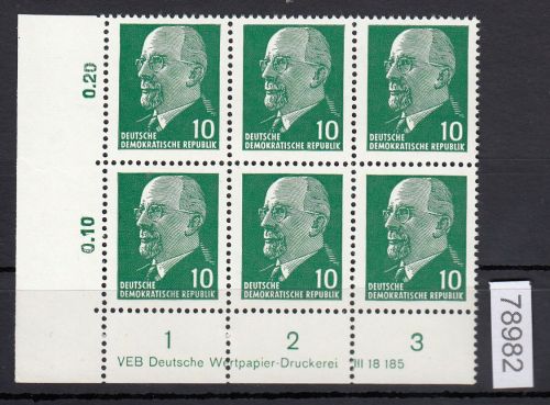 DDR 1961, Mich.-Nr.: 846 Xy Type I ** DV 3