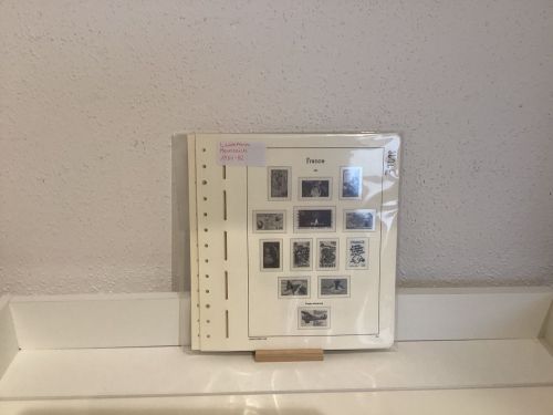 Leuchtturm Frankreich 1980-1982   Vordrucke mit Klemmtaschen