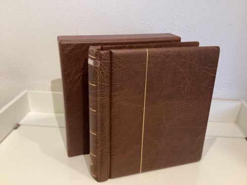 Leuchtturm Drehstabbinder+Kassette  gebraucht leer braun