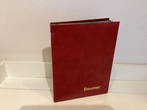 Briefmarkenalbum Einsteckalben DIN A4 32 Seiten schwarz