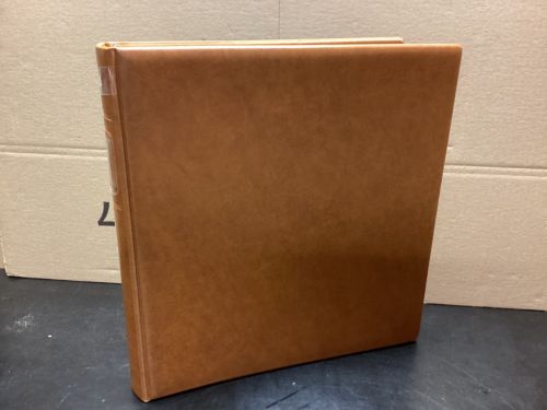 Lindner Ringbinder (18 Ringe) 1 mal gebraucht leer braun