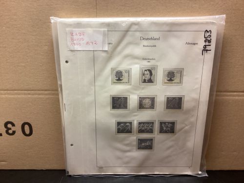 KABE  Bund 1960-72 Vordrucke  gebraucht