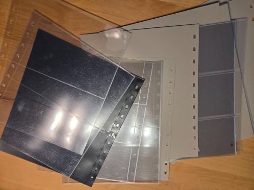 12 Safe Einlegeblätter für Postkarten, Markenheftchen ect. neu