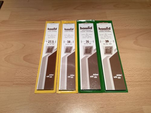 Hawid Zuschnitte Klemmtaschen schwarz verschiedene Größen NEU