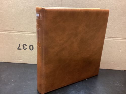 Lindner Ringbinder (18 Ringe) 1 mal gebraucht leer braun