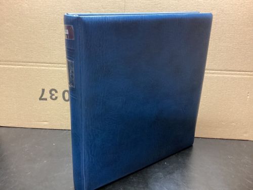 Lindner Ringbinder (18 Ringe) 1 mal gebraucht leer blau