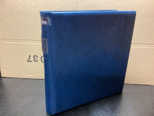 Lindner Ringbinder (18 Ringe) 1 mal gebraucht leer blau