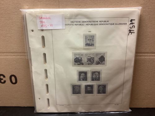 Schaubeck DDR  1975-1979 Vordrucke  gebraucht